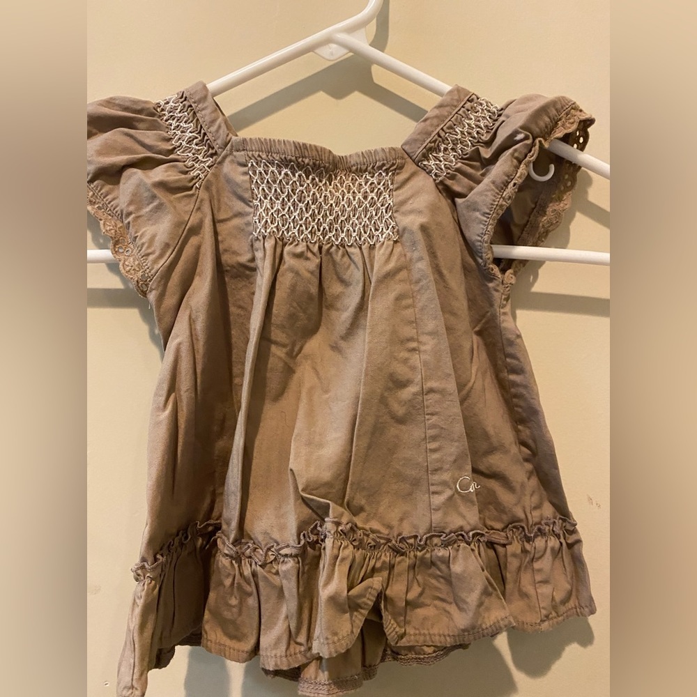 Calvin Klein baby peplum top
